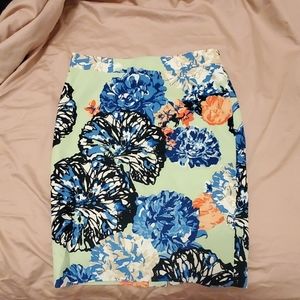 J.Crew Factory Floral Pencil Skirt